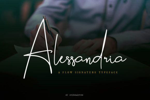 Alessandria: A Script Font for Natural Brand Identity