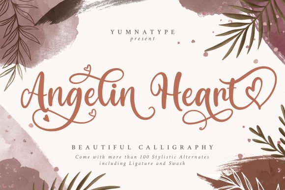 Angelin Heart: A Script Font for Modern Elegance