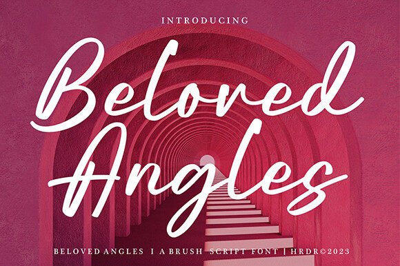 Beloved Angles: A Brush Script for Authentic Connection