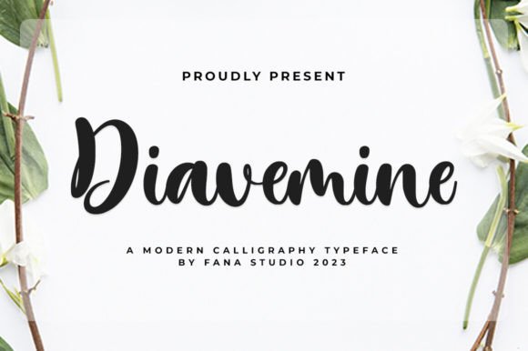 Diavemine: A Script Font for Modern Brand Stories