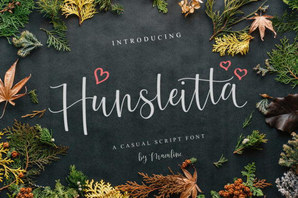 Discovering Hunsleitta: A Font That Feels Like a Handwritten Note