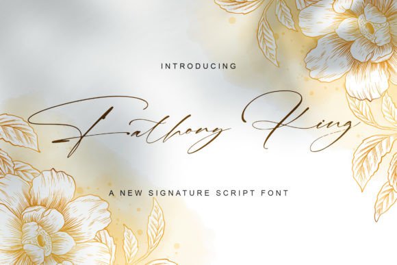 Fathony King: Adding a Touch of Handwritten Elegance to Your Designs