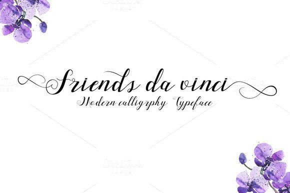 Friends Da Vinci: Artful Script for Modern Creatives