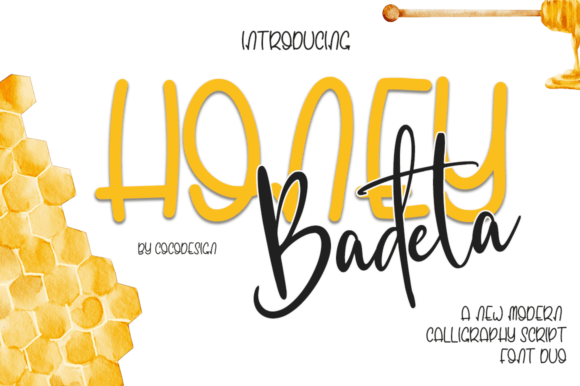 Honey Badeta: A Modern Script for Distinctive Branding