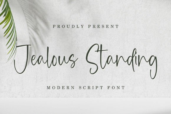 Jealous Standing: A Modern Script Font with Authentic Chalkboard Appeal