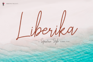 Liberika: A Signature Script for Modern Branding and Design