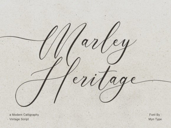 Marley Heritage: A Modern Script with Timeless Charm