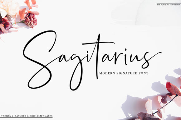 Sagitarius: An Elegant Script Font for Modern Luxury