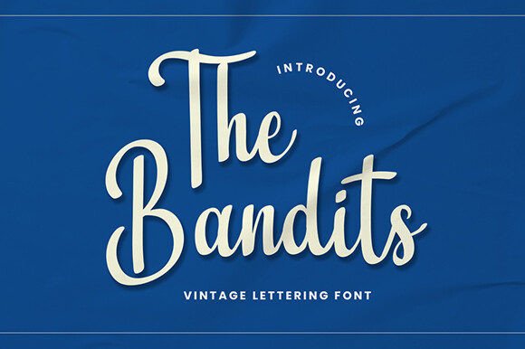 The Bandits: A Font That Blends Classic Style with Modern Flair