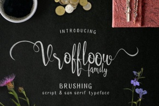 Vroffloow: Where Brush Script Meets Modern Design