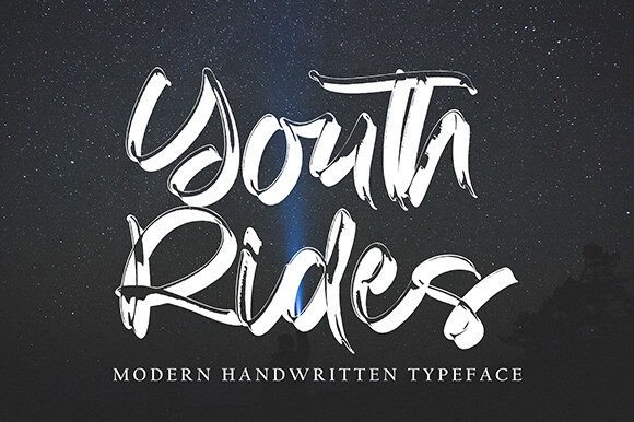 Youth Rides: A Modern Brush Script for Dynamic Projects